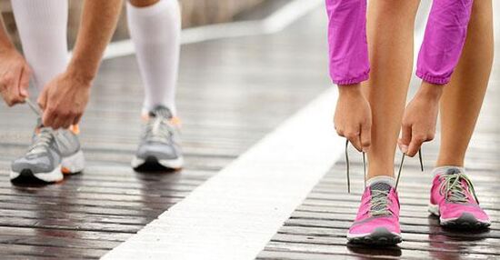 اربطي أربطة الحذاء قبل الركض لخسارة الوزن