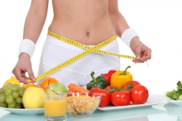 قياس الخصر عن طريق فقدان الوزن عند اتباع نظام غذائي بروتيني